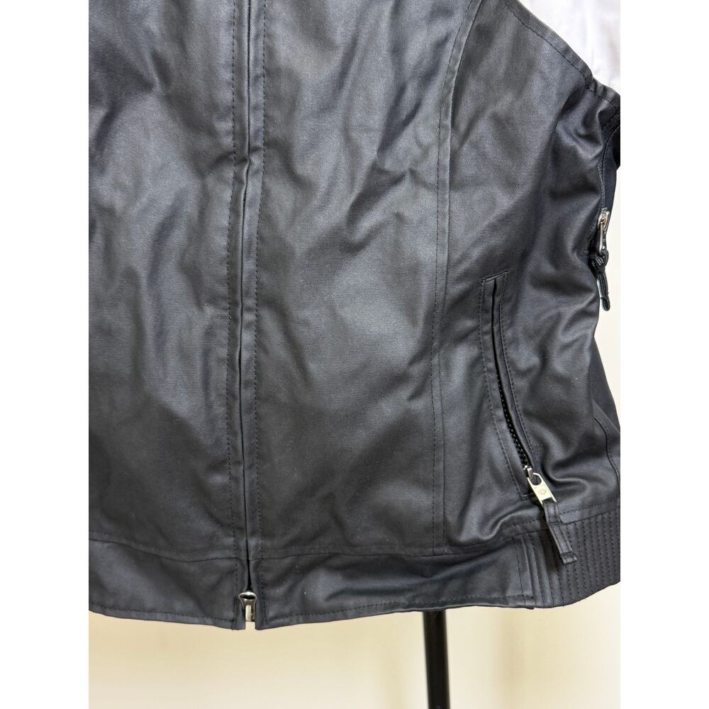 Harley-Davidson 120th Anniversary Women’s Black Moto Jacket Size Large - Picture 3 of 10
